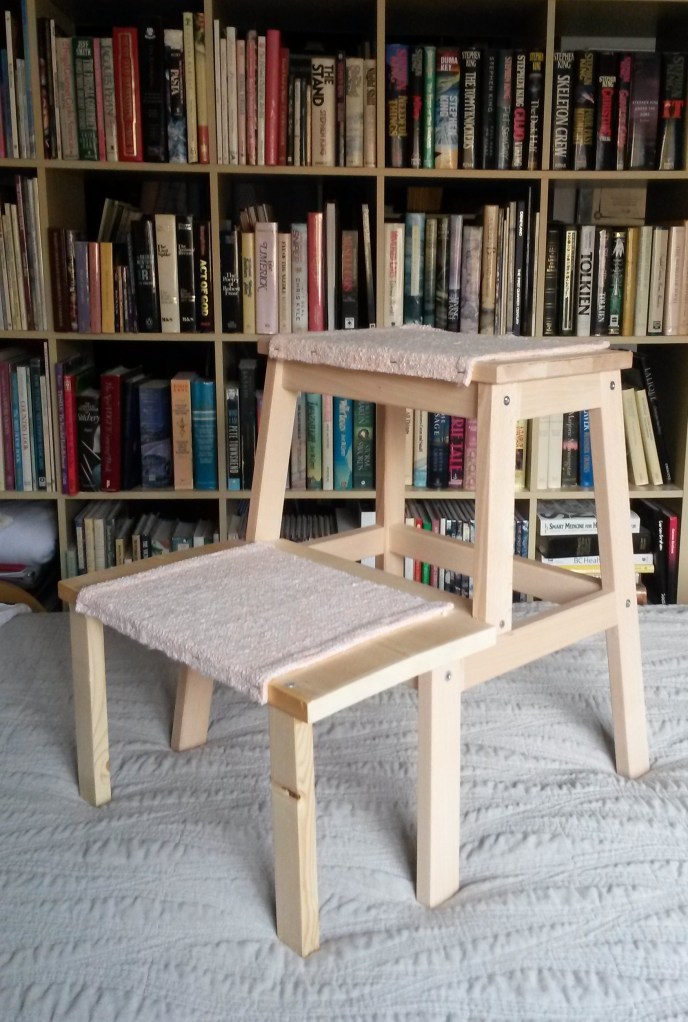 Dog Steps from Ikea BEKVÄM step stool