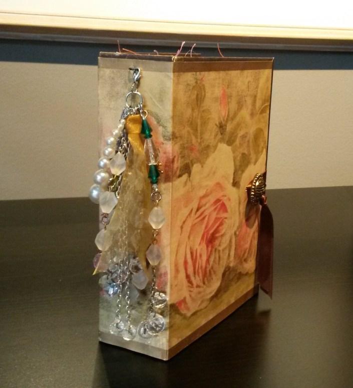 Rose Junk Journal Bling