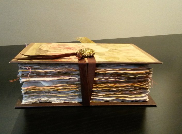 Rose Junk Journal Ribbon Closure